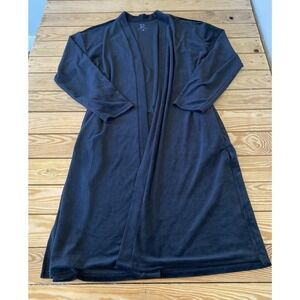 NWT NY&C Open Front Duster Cardigan Size XL Women’s Black